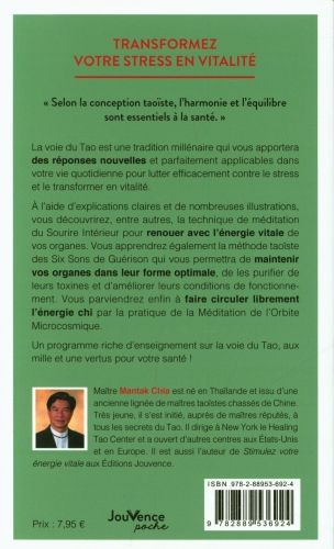 Produktbild: Transformez votre stress en vitalit&eacute; : la voie du Tao