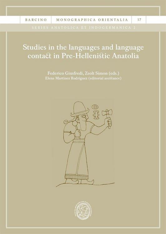 Produktbild: Studies in the languages and language contact in Pre-Hellenistic Anatolia