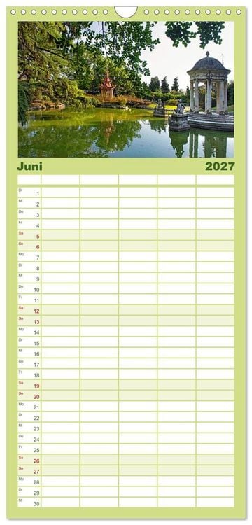 Produktbild: Familienplaner 2027 - Die zeitlose Sch&ouml;nheit von Genua mit 5 Spalten (Wandkalender, 21 x 45 cm) CALVENDO