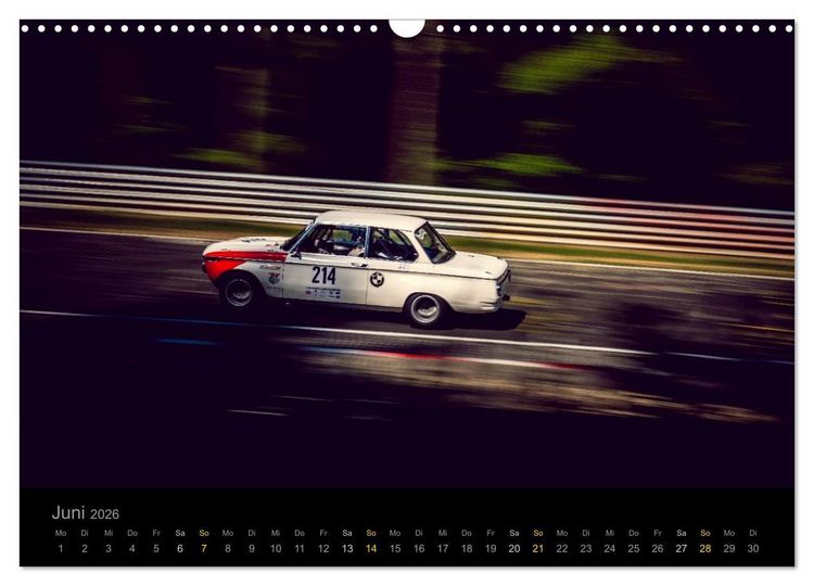 Produktbild: Classic BMW Racing (Wandkalender 2026 DIN A3 quer), CALVENDO Monatskalender