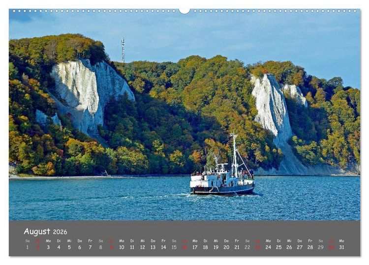 Produktbild: R&uuml;gen &ndash; Insel der Superlative (hochwertiger Premium Wandkalender 2026 DIN A2 quer), Kunstdruck in Hochglanz