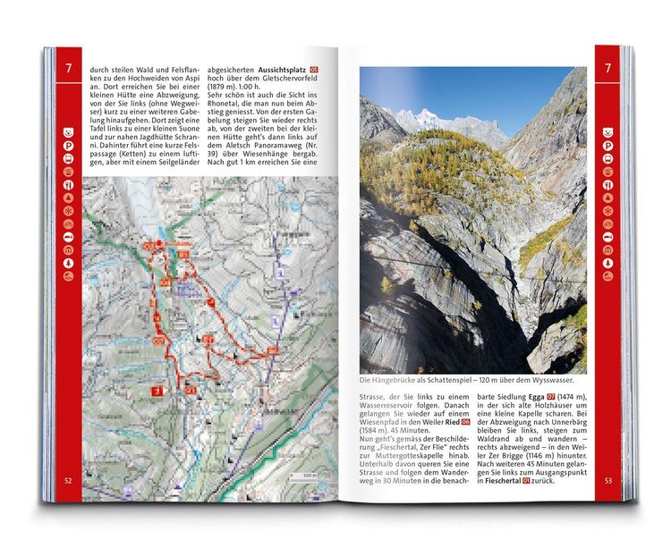 Produktbild: KOMPASS Wanderf&uuml;hrer Wallis, 80 Touren