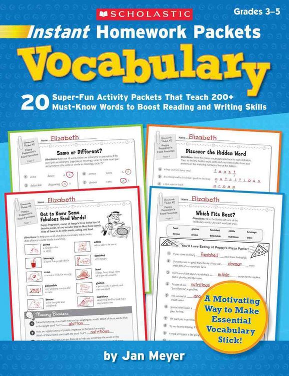 Produktbild: Instant Homework Packets Vocab