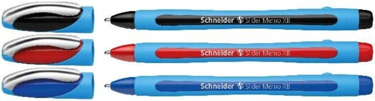 Produktbild: Schneider Kugelschreiber Slider Memo XB, 3er Set