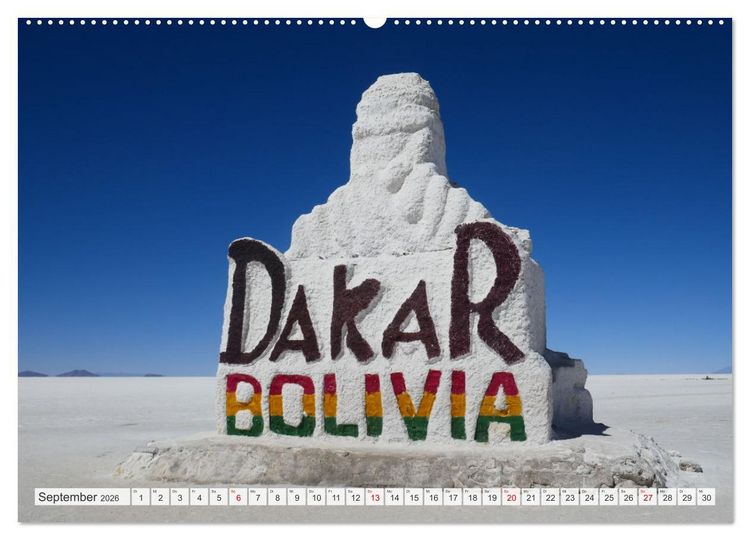 Produktbild: Bolivien - Unterwegs im Hochland (hochwertiger Premium Wandkalender 2026 DIN A2 quer), Kunstdruck in Hochglanz