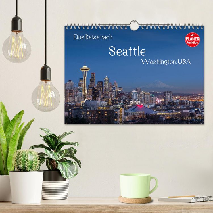 Produktbild: Eine Reise nach Seattle (Wandkalender 2026 DIN A4 quer), CALVENDO Monatskalender