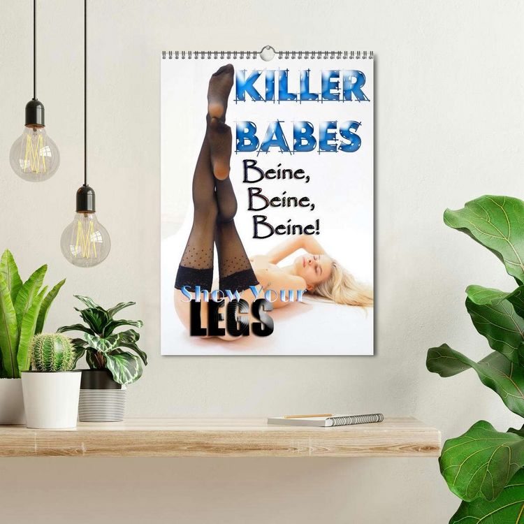 Produktbild: KILLERBABES - Show Your Legs! (Wandkalender 2026 DIN A3 hoch), CALVENDO Monatskalender