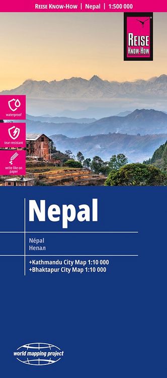 Produktbild: Reise Know-How Landkarte Nepal (1:500.000)