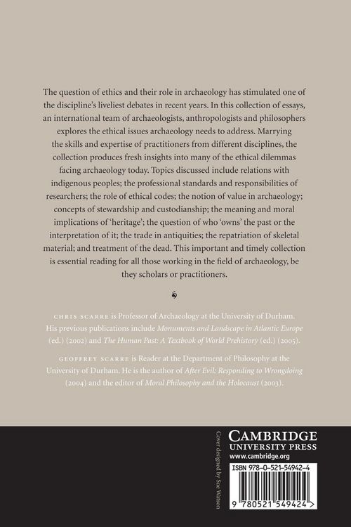 Produktbild: The Ethics of Archaeology