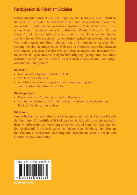 Produktbild: Partizipation als Arbeit am Sozialen