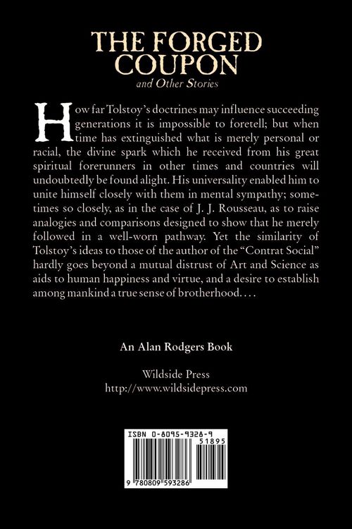 Produktbild: The Forged Coupon and Other Stories by Leo Tolstoy, Fiction, Short Stories