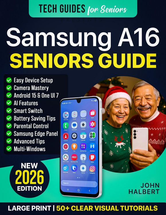 Produktbild: Samsung Galaxy A16 for Seniors Made Easy