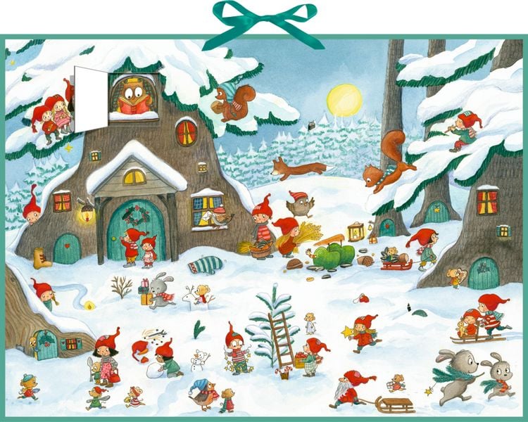 Produktbild: Im Wichtel-Winterwald, Wimmel-Wand-Adventskalender