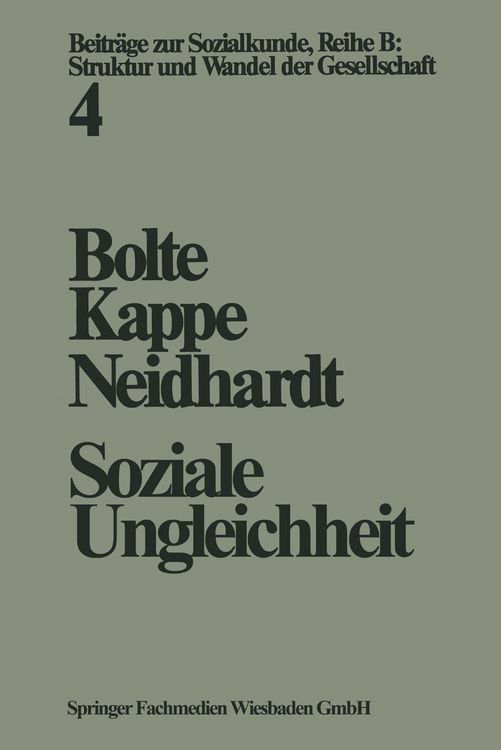 Produktbild: Soziale Ungleichheit
