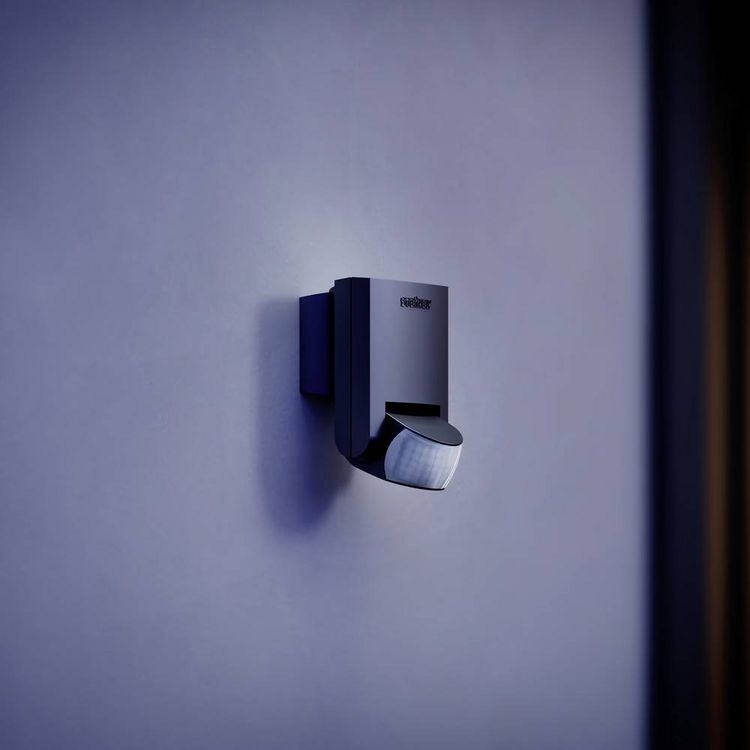 Produktbild: Steinel 660215 Wand PIR-Bewegungsmelder 130&deg; Relais Schwarz IP54
