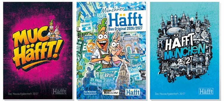 Produktbild: H&auml;fft Original 26/27 - Das M&uuml;nchner Hausaufgabenheft! Sort.(3)