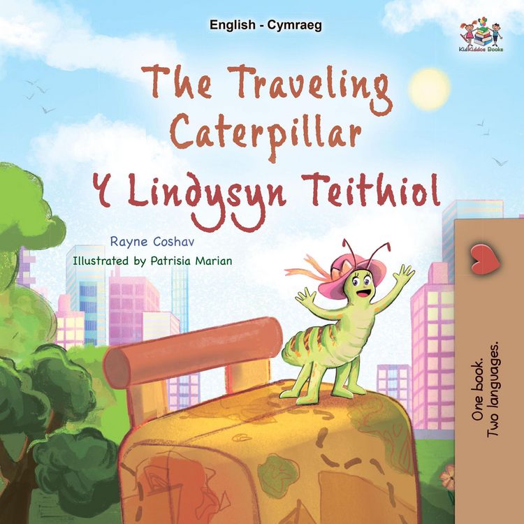 Produktbild: The Traveling Caterpillar Y Lindysyn Teithiol (English Welsh Bilingual Collection)