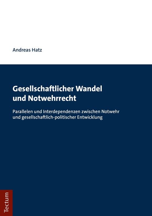 Produktbild: Gesellschaftlicher Wandel und Notwehrrecht