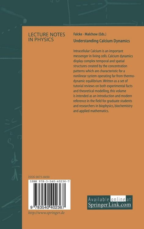 Produktbild: Understanding Calcium Dynamics
