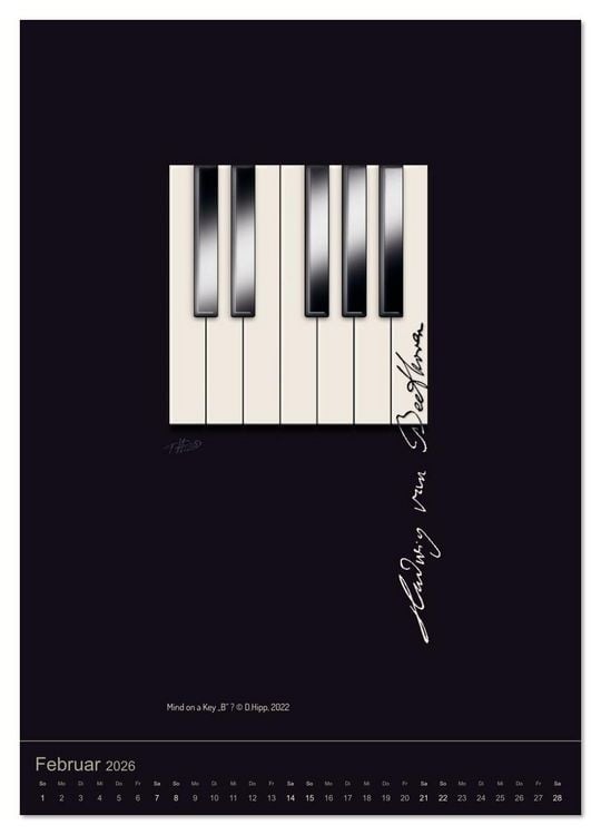 Produktbild: Ludwig van Beethoven - Portraits, Artworks und Designs (Wandkalender 2026 DIN A3 hoch), CALVENDO Monatskalender