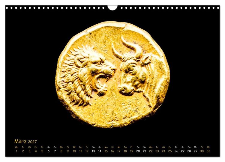 Produktbild: AURUM Das unverg&auml;ngliche Element (Wandkalender 2027 DIN A3 quer), CALVENDO Monatskalender
