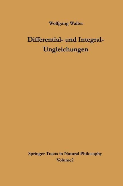 Produktbild: Differential- und Integral-Ungleichungen