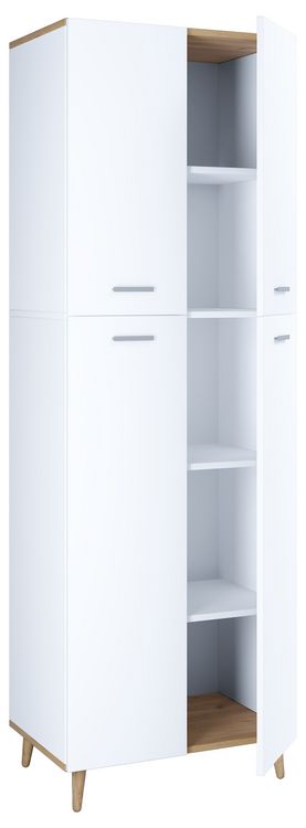 Produktbild: Holz Dielenschrank Mehrzweckschrank Schrank Landos
