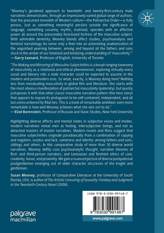 Produktbild: The Making and Mirroring of Masculine Subjectivities