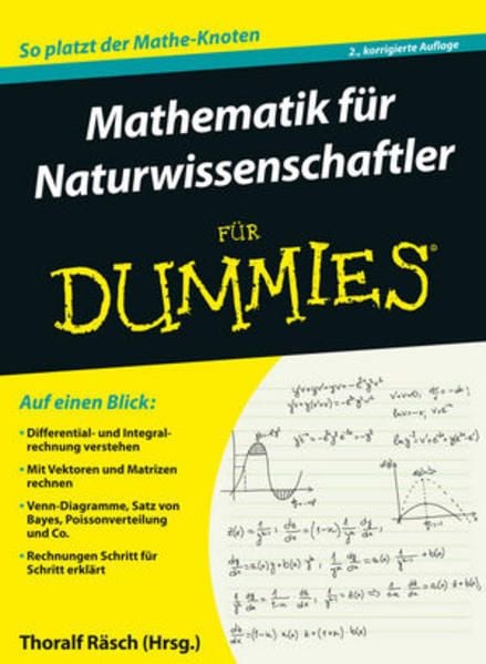 Produktbild: Mathematik f&uuml;r Naturwissenschaftler f&uuml;r Dummies