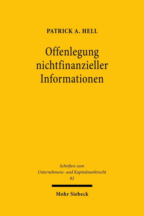 Produktbild: Offenlegung nichtfinanzieller Informationen