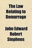 Produktbild: The Law Relating to Demurrage