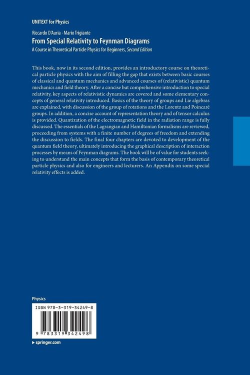 Produktbild: From Special Relativity to Feynman Diagrams