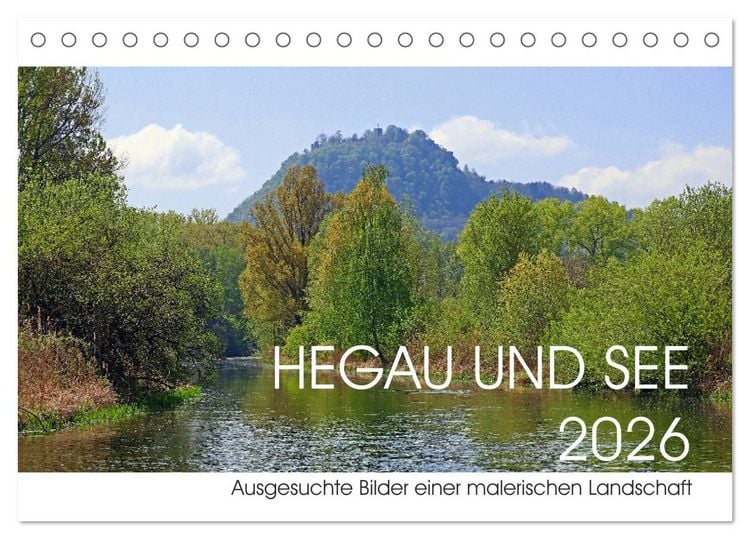 Produktbild: Hegau und See (Tischkalender 2026 DIN A5 quer), CALVENDO Monatskalender