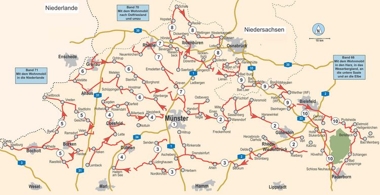 Produktbild: Mit dem Wohnmobil ins M&uuml;nsterland