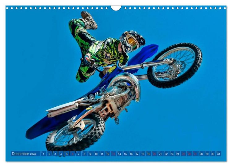 Produktbild: Motocross - mit vollem Risiko (Wandkalender 2026 DIN A3 quer), CALVENDO Monatskalender