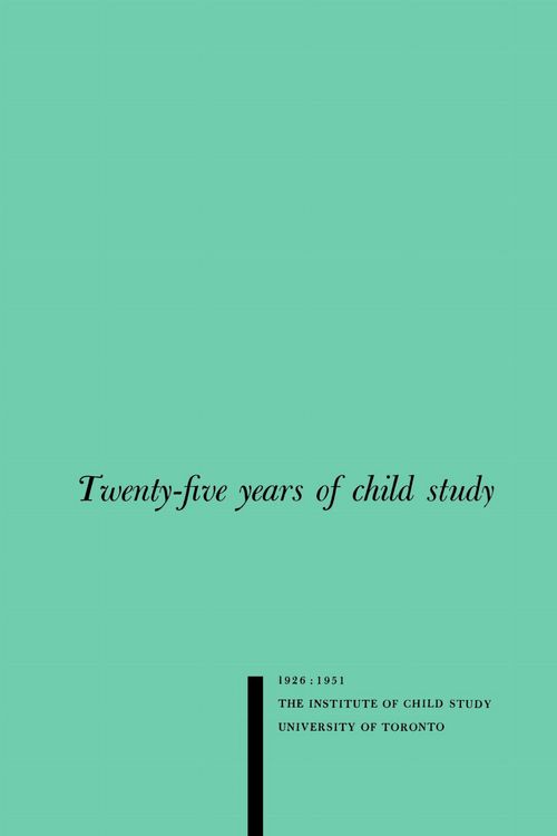 Produktbild: Twenty-Five Years of Child Study