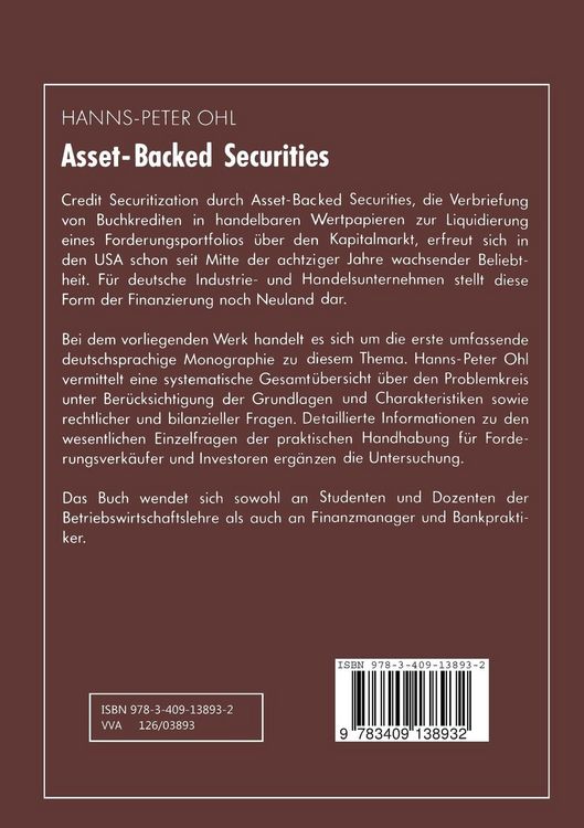 Produktbild: Asset-Backed Securities