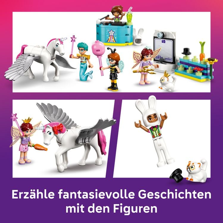 Produktbild: LEGO Friends 42661 Kost&uuml;mparty mit Einhorn und Fee, Spielzeug f&uuml;r Kinder