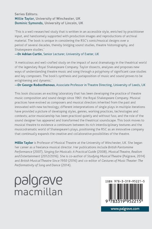 Produktbild: Theatre Music and Sound at the RSC