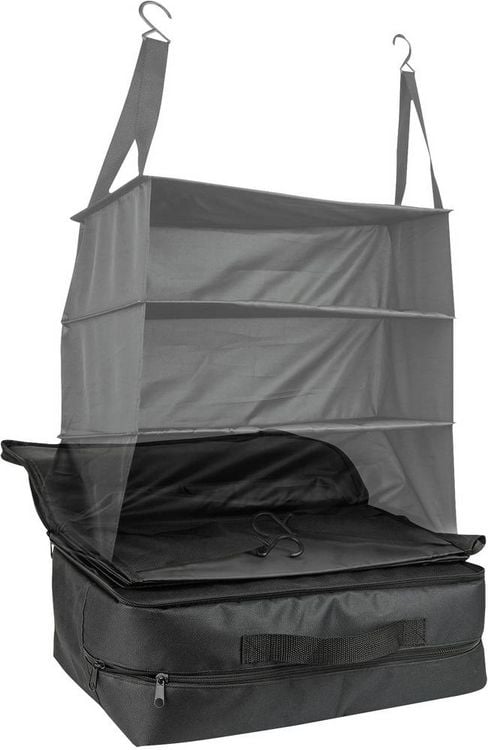 Produktbild: Calima Camping Wandregal Camping Regal Schwarz 46035