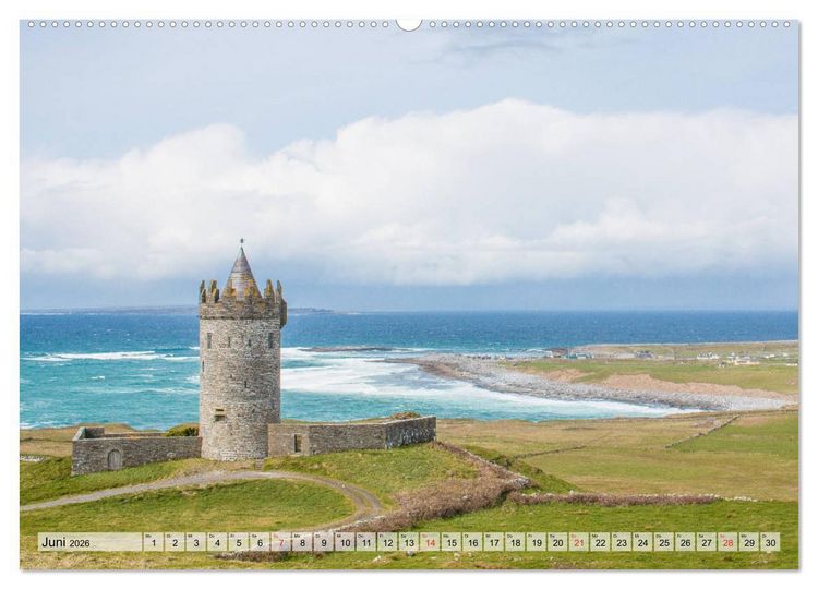 Produktbild: Irland - Eine Rundreise (hochwertiger Premium Wandkalender 2026 DIN A2 quer), Kunstdruck in Hochglanz