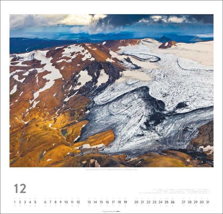 Produktbild: Island Kalender 2027 - Insel aus Feuer und Eis