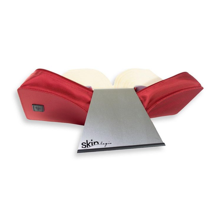 Produktbild: HabersackSKIN Tasche BASIC Gr. XL in Rubin-Rot mit Tragegurt & Buchst&uuml;tze