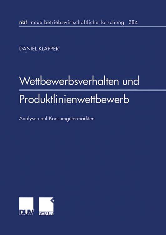 Produktbild: Wettbewerbsverhalten und Produktlinienwettbewerb