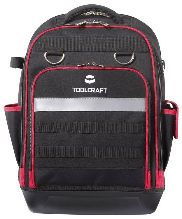 Produktbild: TOOLCRAFT TO-10207233 Werkzeugrucksack unbest&uuml;ckt (B x H x T) 35 x 45 x 23cm
