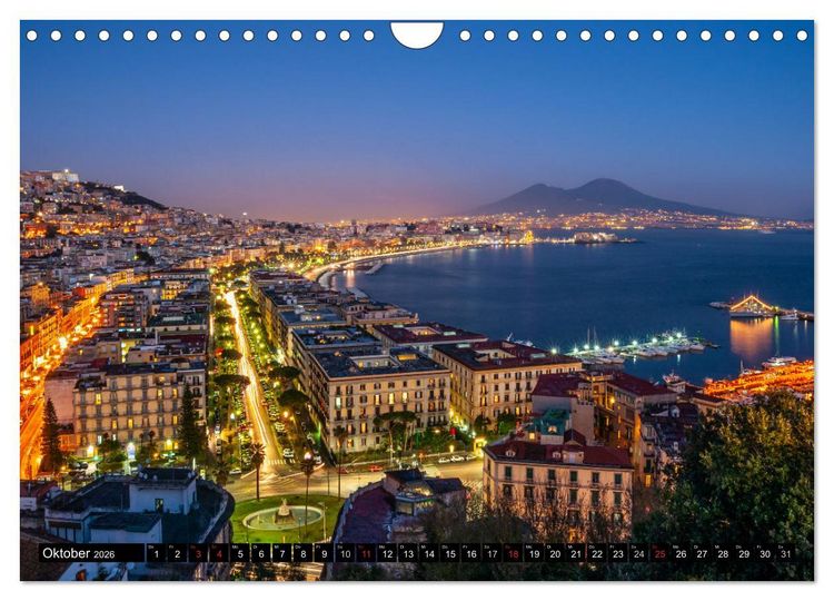Produktbild: Neapel 2026 (Wandkalender 2026 DIN A4 quer), CALVENDO Monatskalender