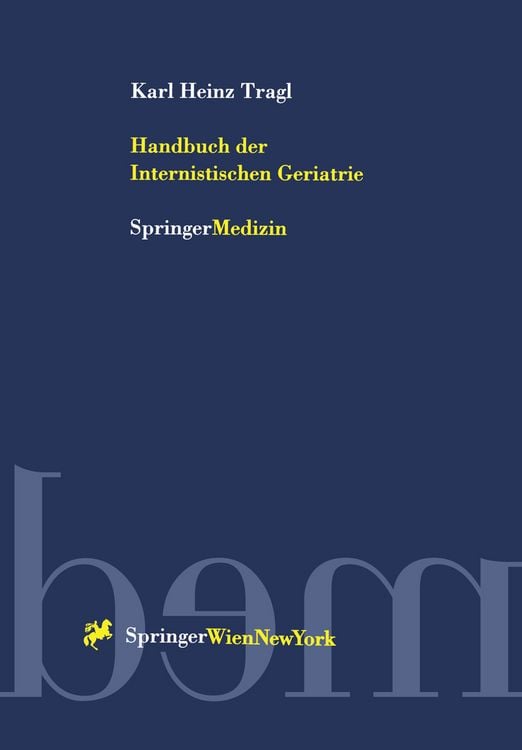 Produktbild: Handbuch der Internistischen Geriatrie