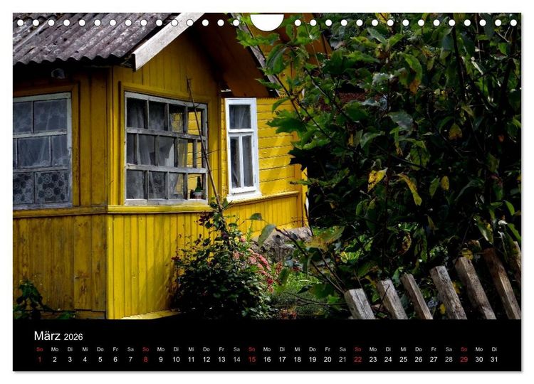 Produktbild: PUSCHKINS RUSSLAND (Wandkalender 2026 DIN A4 quer), CALVENDO Monatskalender