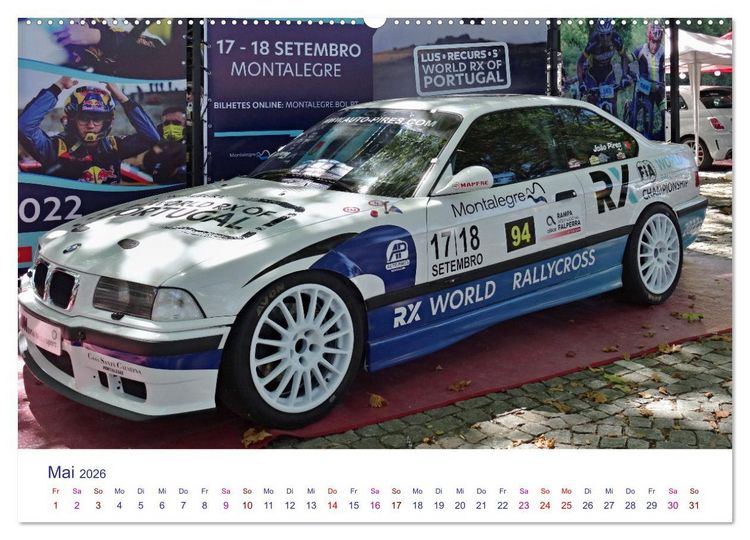 Produktbild: Rally Ikonen (Wandkalender 2026 DIN A2 quer), CALVENDO Monatskalender