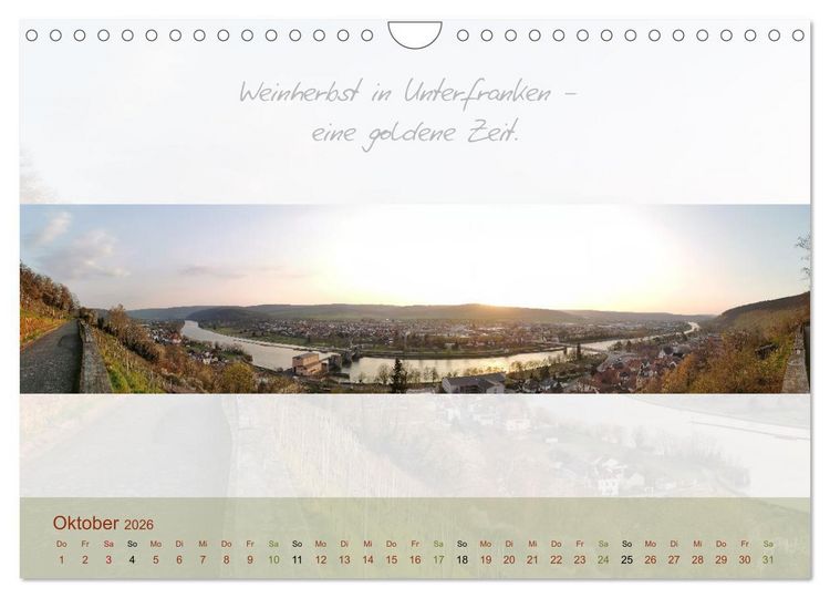 Produktbild: Main Rundblick (Wandkalender 2026 DIN A4 quer), CALVENDO Monatskalender
